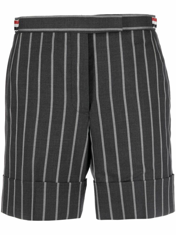 Thom Browne wool striped shorts - Grey Cover