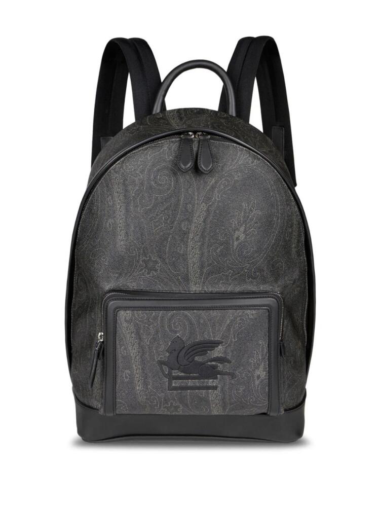 ETRO paisley-jacquard backpack - Black Cover