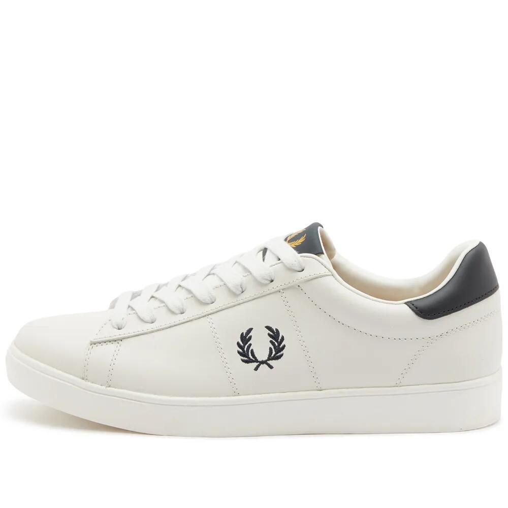 Fred Perry Men's Spencer Leather Sneakers in Porcelain/Navy Cover