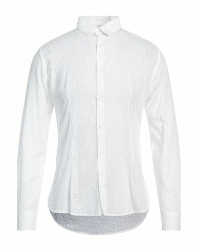 Daniele Alessandrini Homme Man Shirt White Size 15 ½ Cotton Cover