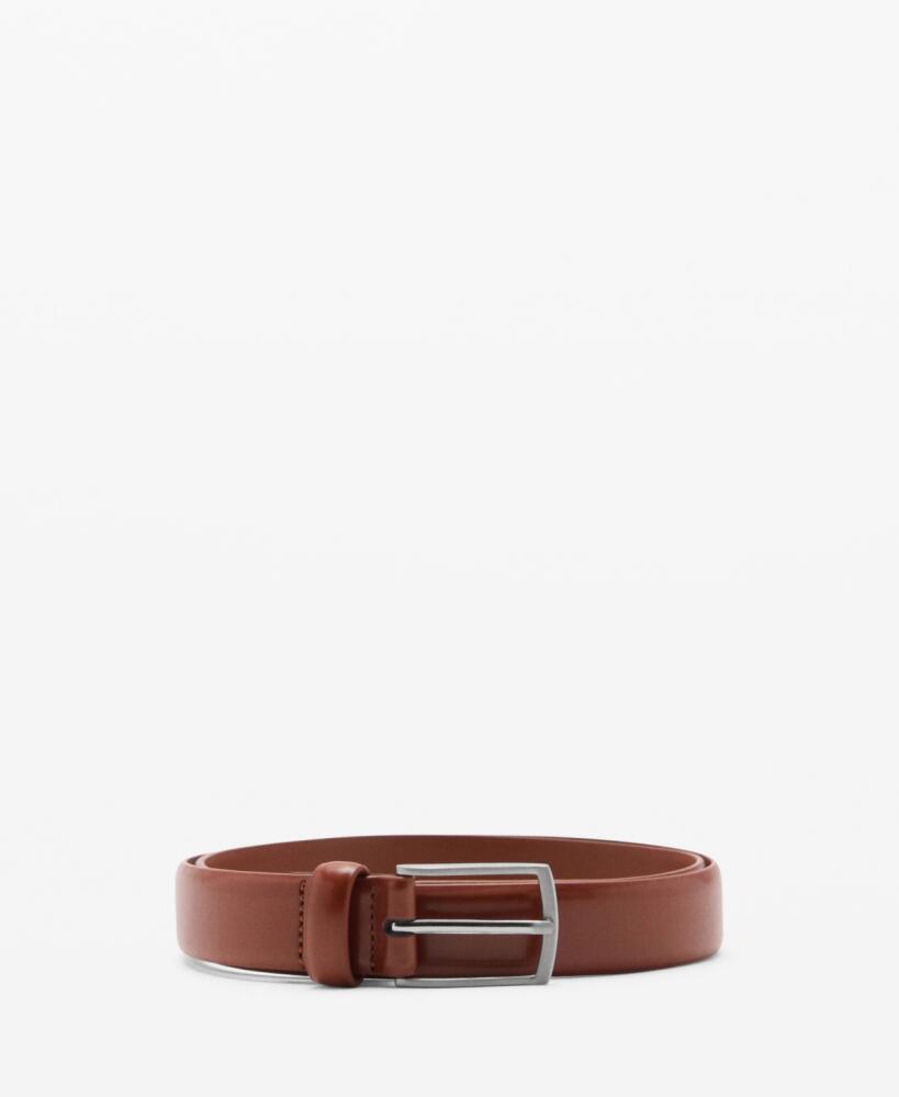 Mango Men's Leather Belt - Leather Cover