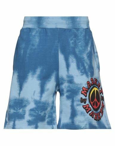 Market Man Shorts & Bermuda Shorts Azure Cotton Cover