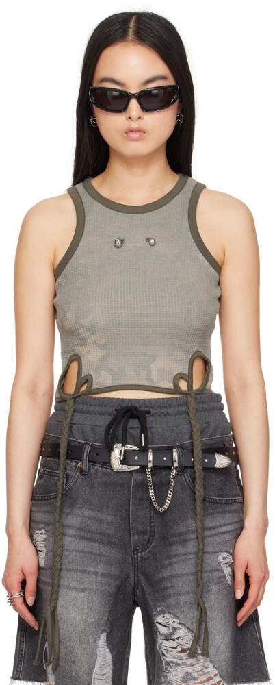 Andersson Bell Khaki Camouflage Tank Top Cover