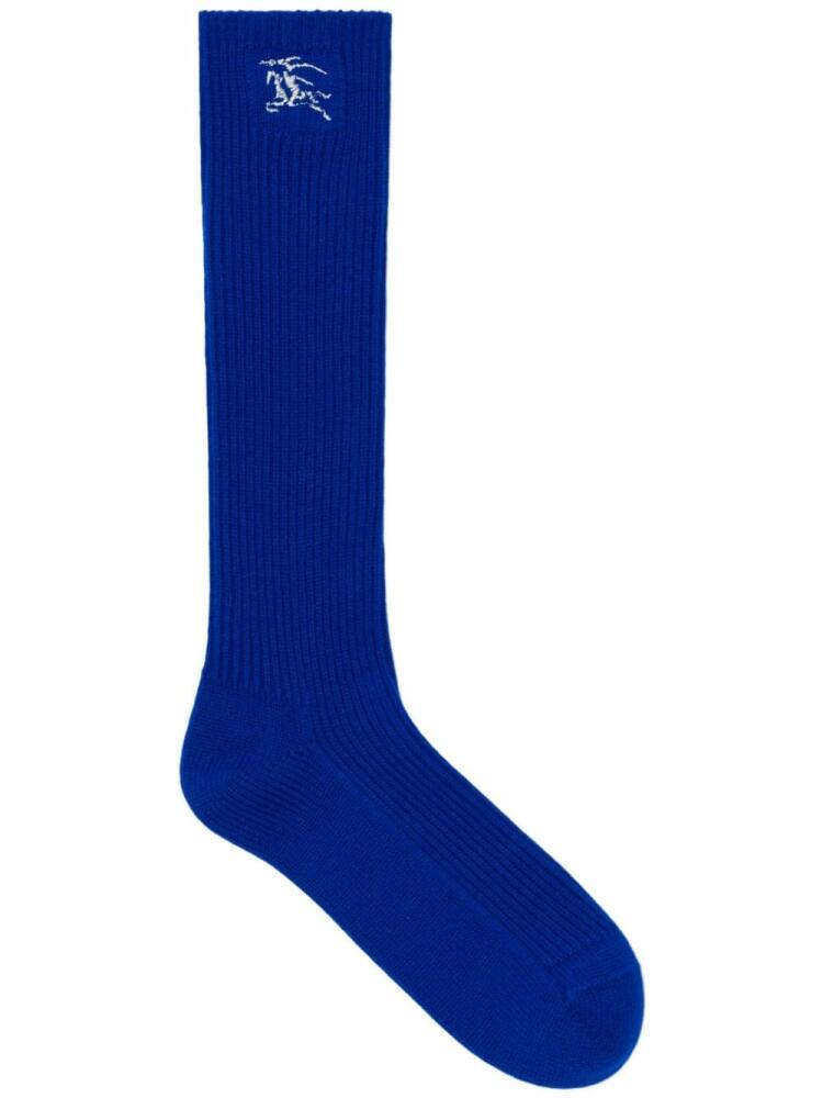 Burberry EKD ribbed socks - Blue Cover