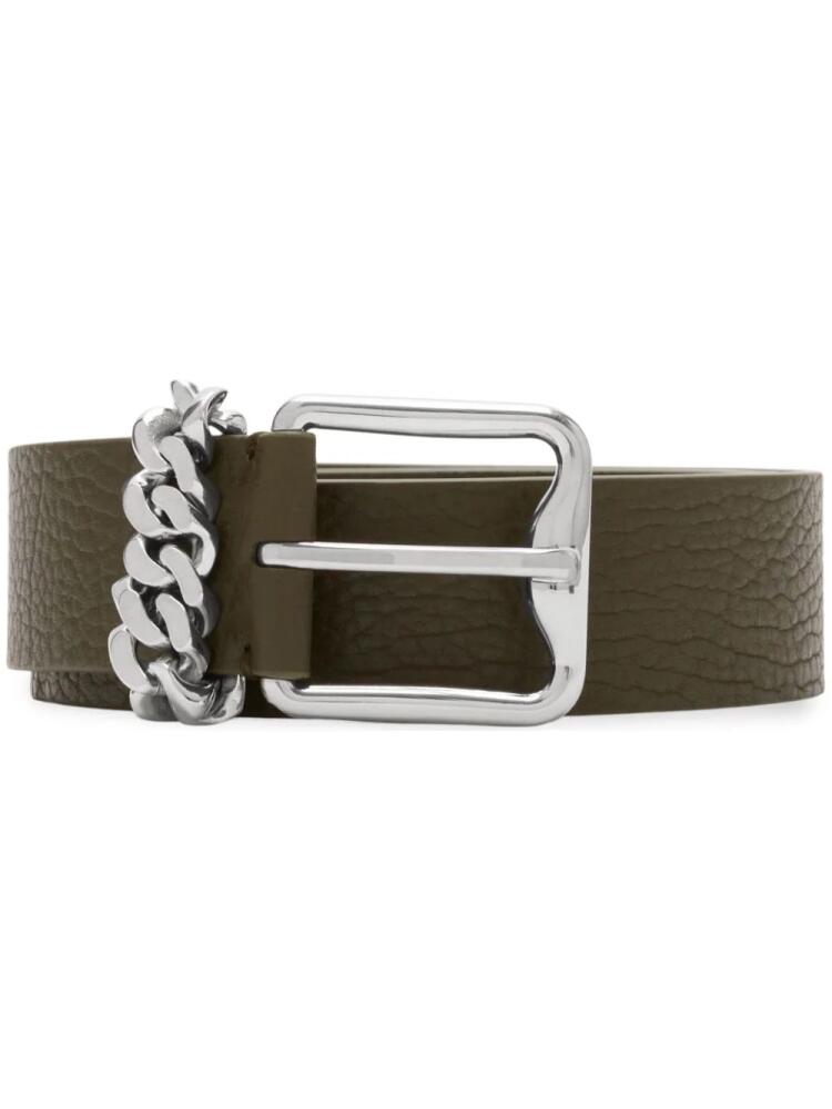 Burberry B-buckle leather belt - Green Cover