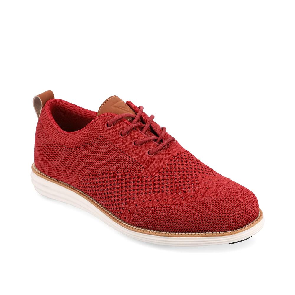 Vance Co. Wide Width Ezra Wingtip Oxford | Men's | Red Cover