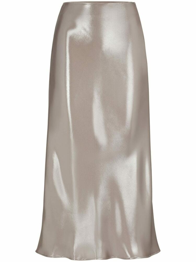 BOSS satin midi skirt - Neutrals Cover