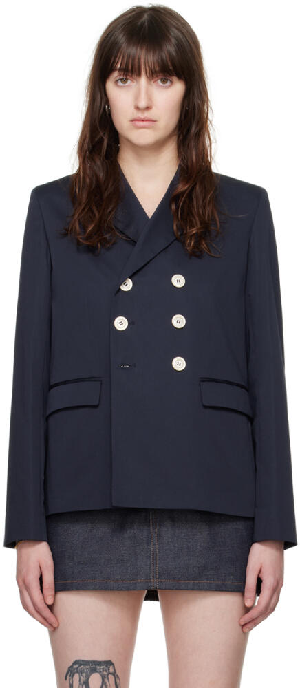 A.P.C. Navy Katie Holmes Edition Sally Blazer Cover