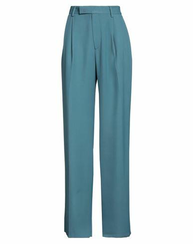 Amiri Woman Pants Deep jade Viscose Cover