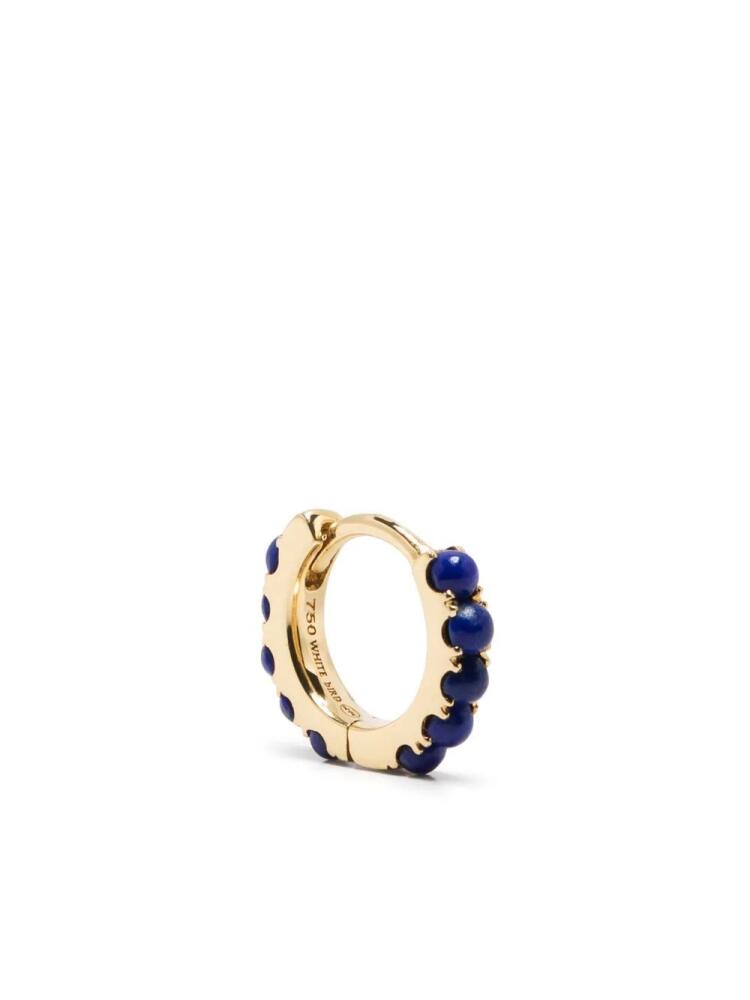 We by WHITEbIRD medium Ismène lapis lazuli hoop earring - Gold Cover