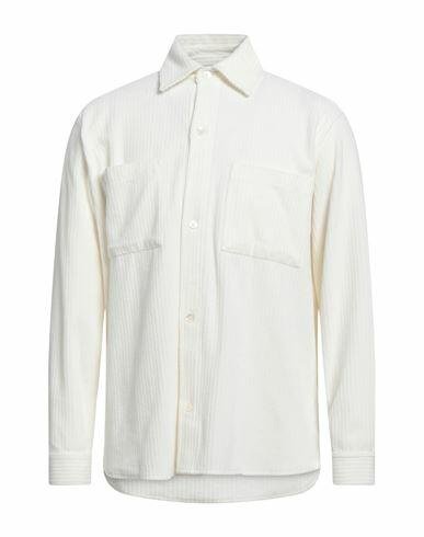 Majestic Filatures Man Shirt Ivory Cotton Cover