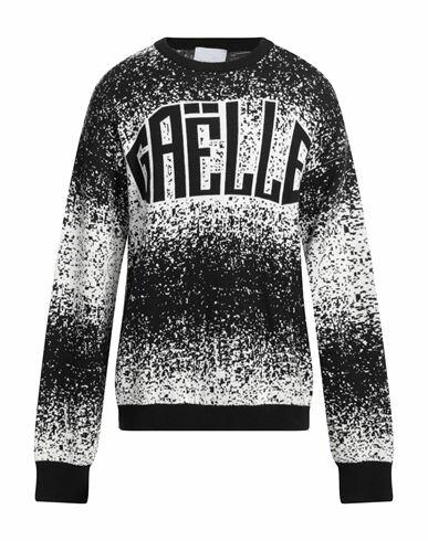 Gaëlle Paris Man Sweater Black Acrylic, Polyester Cover