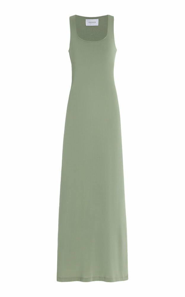 Anemos - The Hume Jersey Maxi Tank Dress - Green Cover