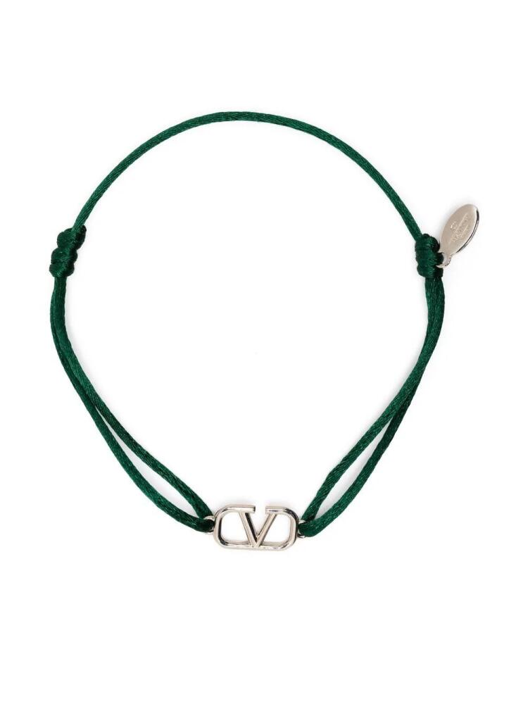 Valentino Garavani VLogo Signature cord bracelet - Green Cover