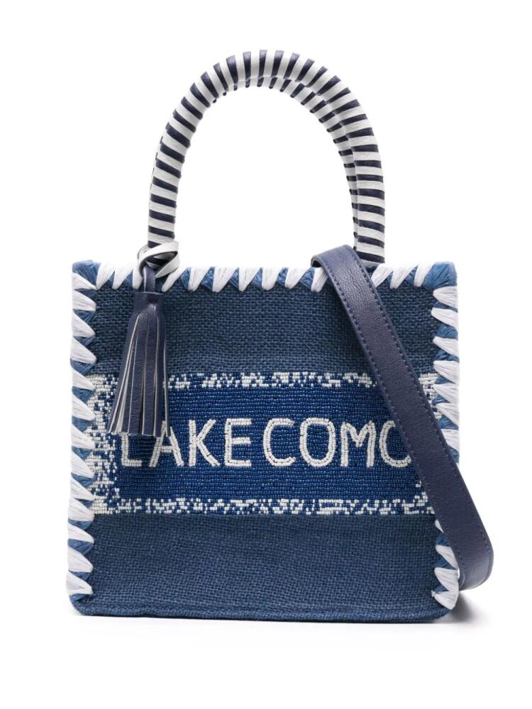 DE SIENA SHOES Lake Como tote bag - Blue Cover