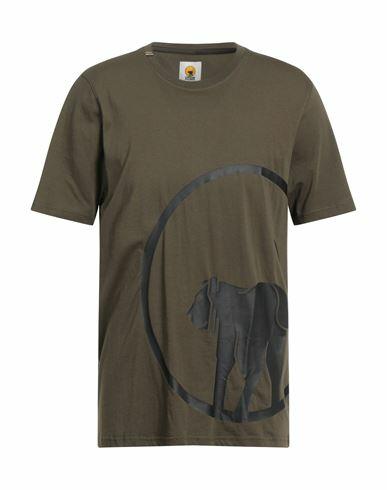 Ciesse Piumini Man T-shirt Military green Cotton Cover