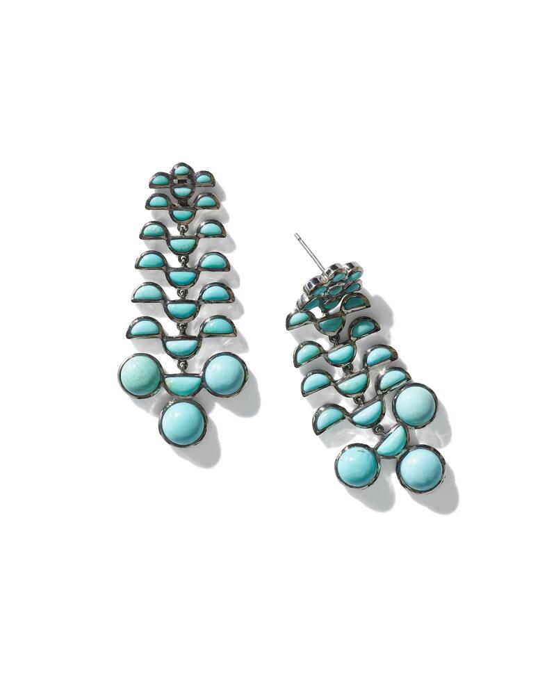 NAKARD Reptile Girandole Earrings in Turquoise Cover