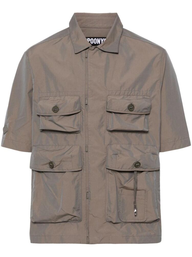 Spoonyard short-sleeve military shirt - Green Cover