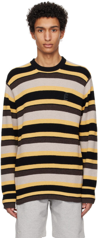 Études Yellow Striped Sweater Cover