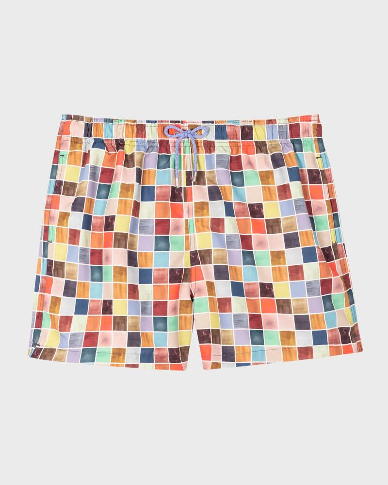 Paul Smith Men's Checkered Swim Trunks Cover