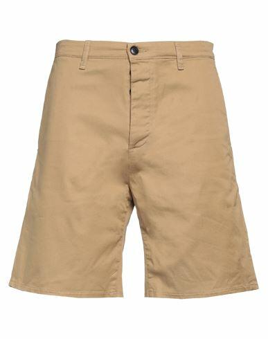 Haikure Man Shorts & Bermuda Shorts Camel Cotton, Elastane Cover