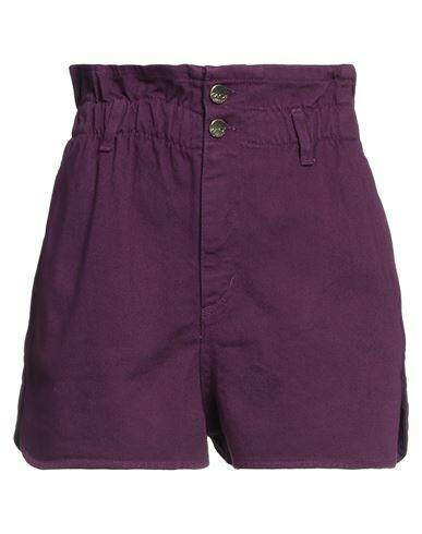 Kaos Jeans Woman Denim shorts Purple Cotton Cover