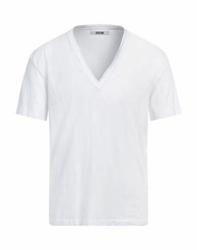 Grifoni Man T-shirt White Cotton Cover