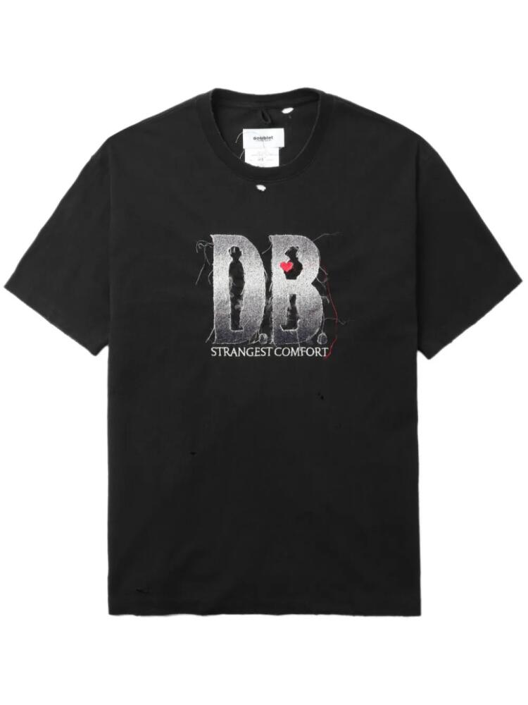 Doublet graphic-print cotton T-shirt - Black Cover