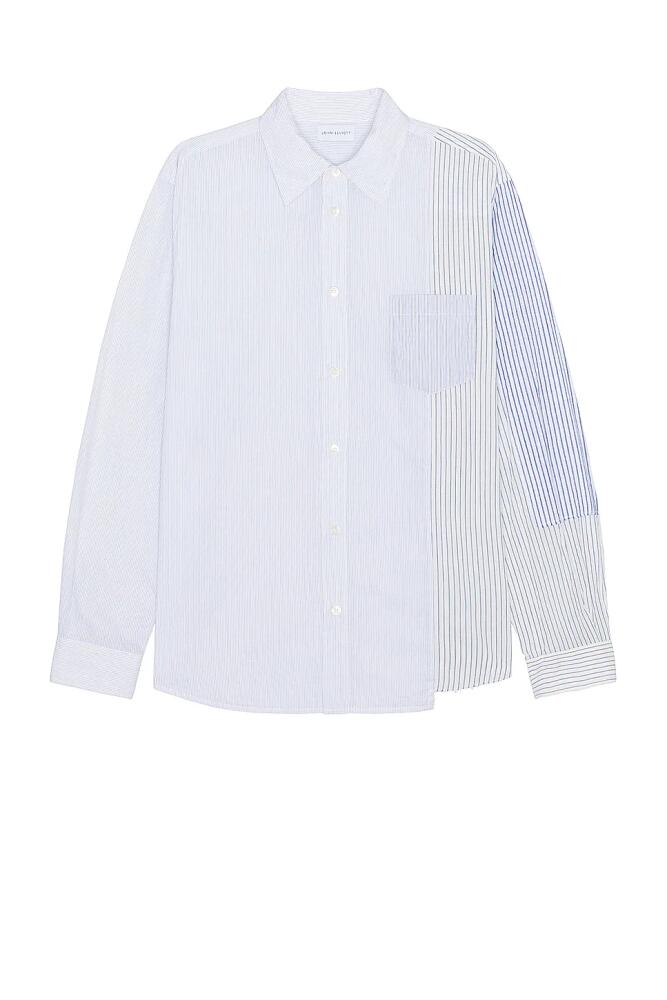 JOHN ELLIOTT Paneled Cloak Button Up in White Cover