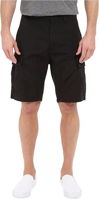 Levi's(r) Mens Carrier Cargo Shorts (Black/Ripstop) Men's Shorts Cover