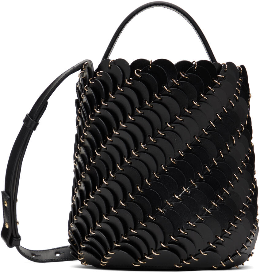 Rabanne Black Medium Bucket Paco Tote Cover