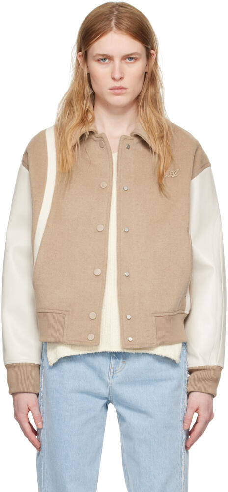 Axel Arigato Beige Bay Bomber Jacket Cover