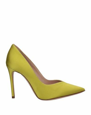 Sebastian Milano Woman Pumps Acid green Textile fibers Cover