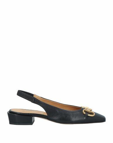 Pomme D'or Woman Ballet flats Black Soft Leather Cover