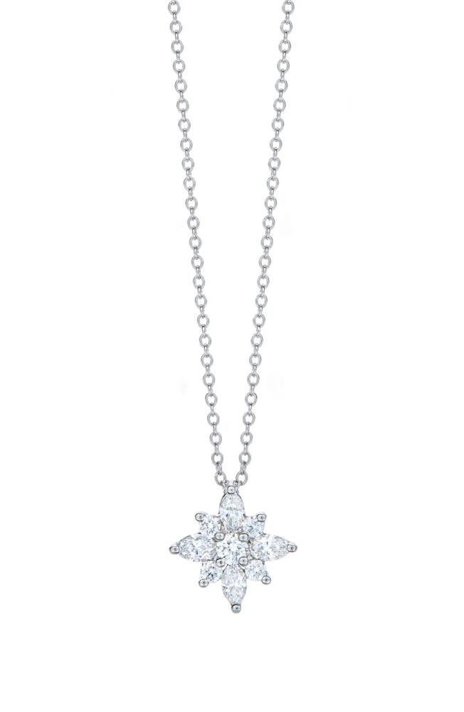 Kwiat Diamond Star Pendant Necklace in Platinum Cover