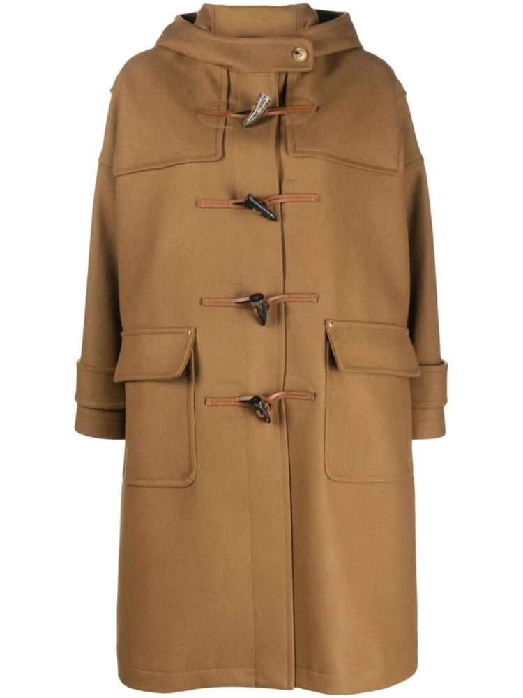 Mackintosh Humbie toggle-fastening coat - Brown Cover