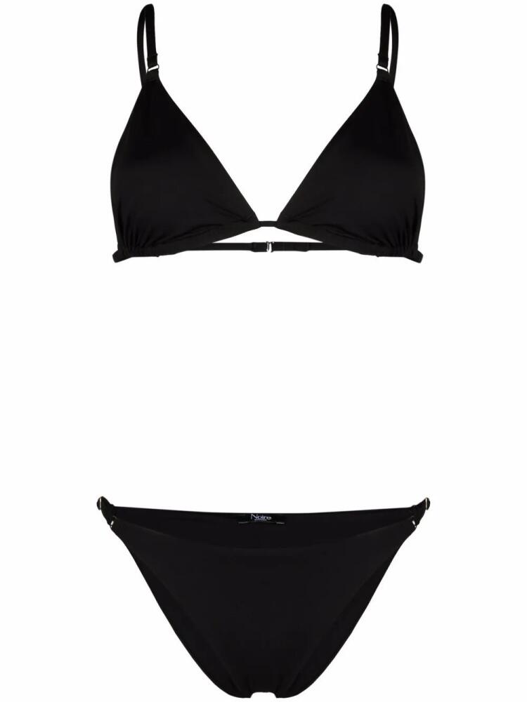 Noire Swimwear triangle cup bikini - Black Cover