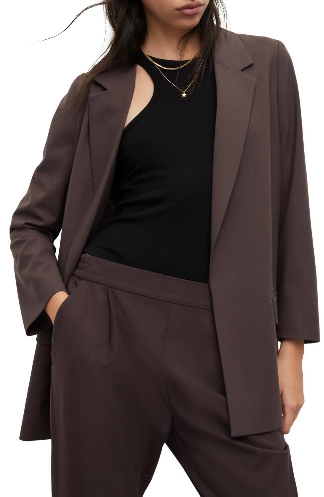 AllSaints Aleida Blazer in Warm Cacao Brown Cover