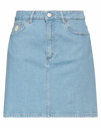 Trussardi Woman Denim skirt Blue Cotton, Polyester, Elastane Cover