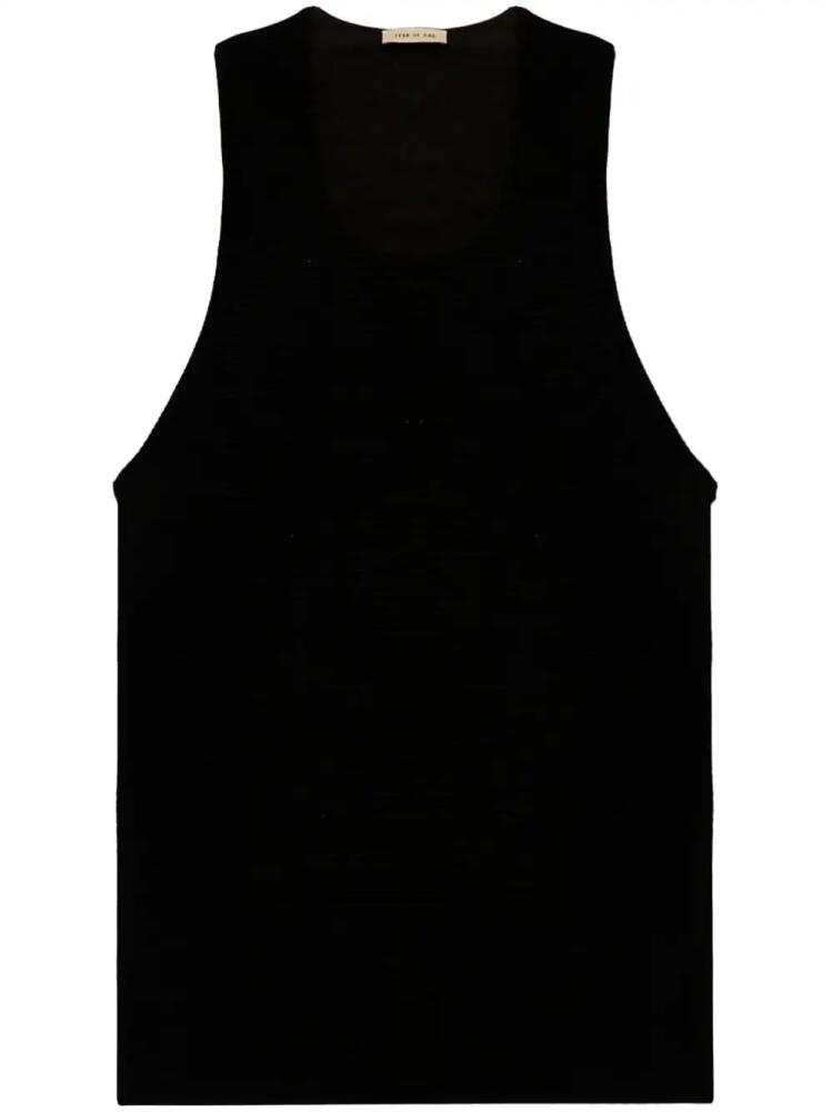 Fear Of God ribbed cotton tank top - Black Cover