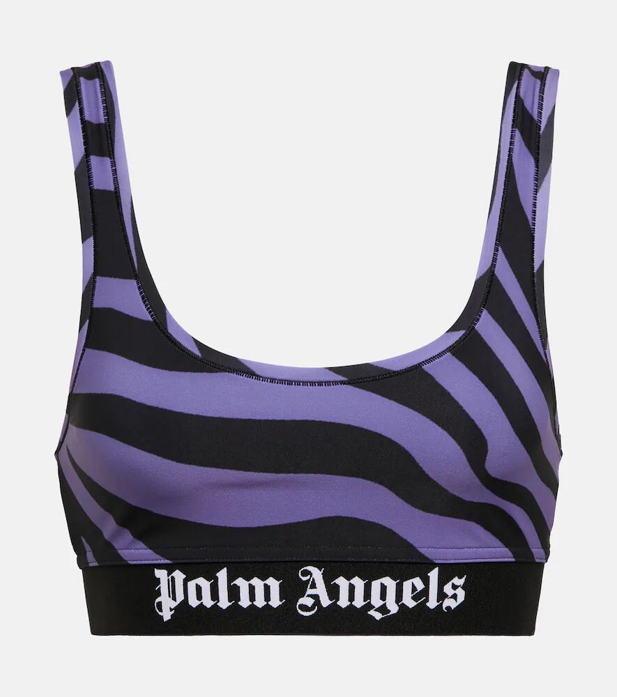 Palm Angels Zebra-print sports bra Cover