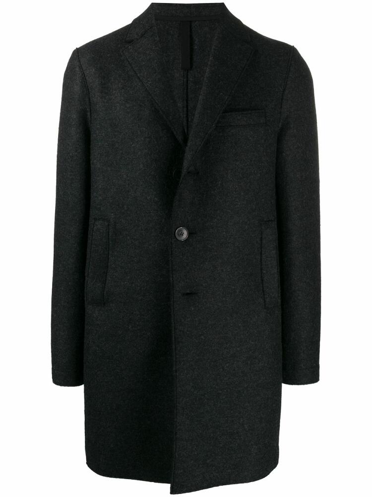 Harris Wharf London straight fit coat - Grey Cover