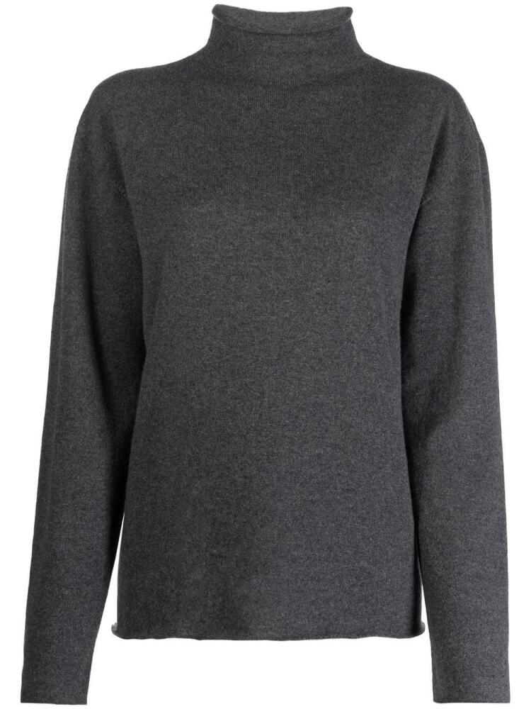 Jil Sander mock-neck knitted jumper - Grey Cover