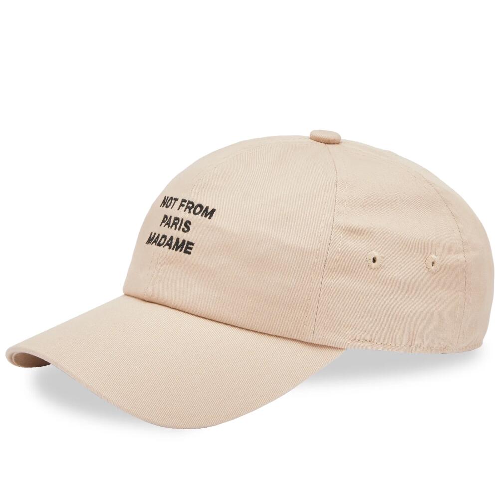 Drôle de Monsieur Men's Slogan Cap in Beige Cover