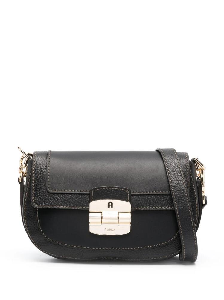 Furla Club 2 leather crossbody bag - Black Cover