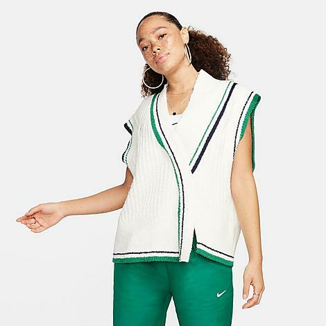 Nike Women's Sportswear Collection Knit Vest in White/Sail Cover