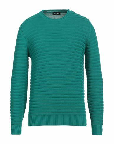 Yoon Man Sweater Emerald green Cotton Cover