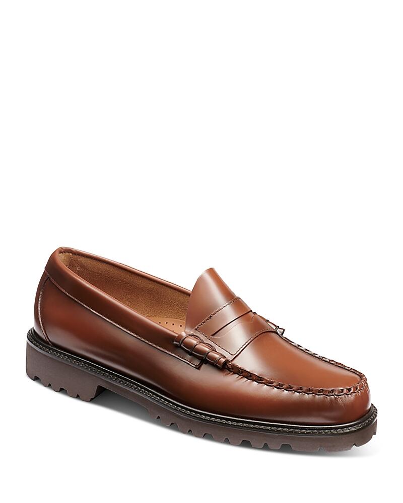 G. h. Bass Men's Larson Lug Slip On Weejun Penny Loafers Cover