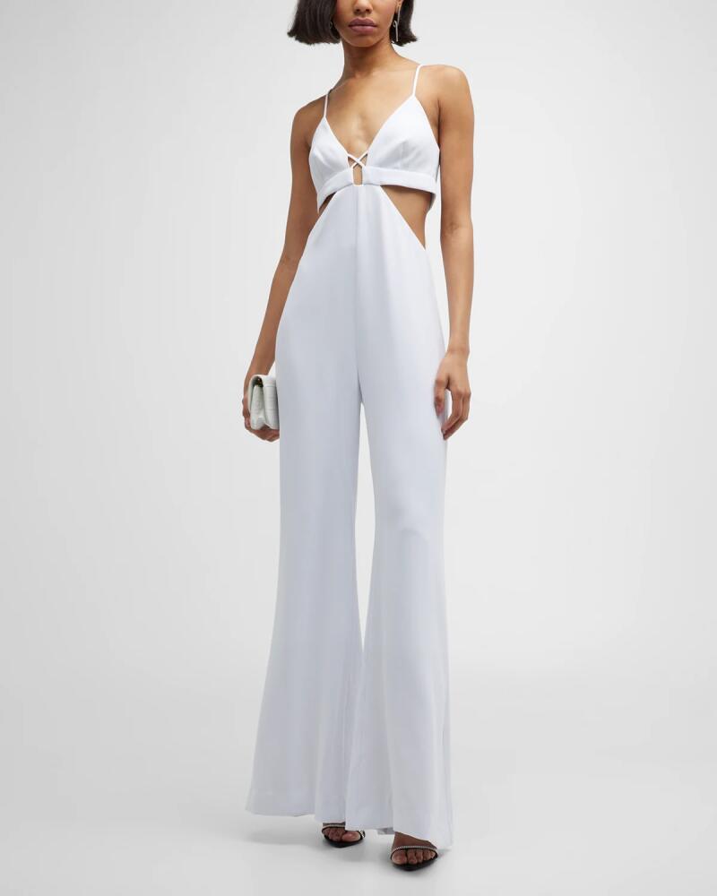 Et Ochs Carter Cutout Wide-Leg Jumpsuit Cover