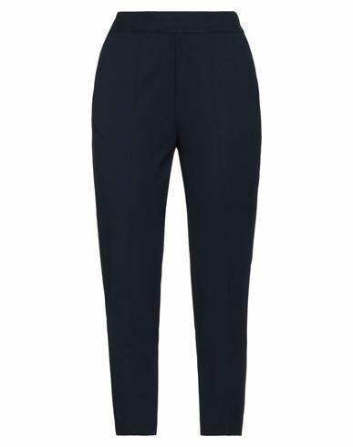 Emma & Gaia Woman Pants Midnight blue Polyester, Viscose, Elastane Cover